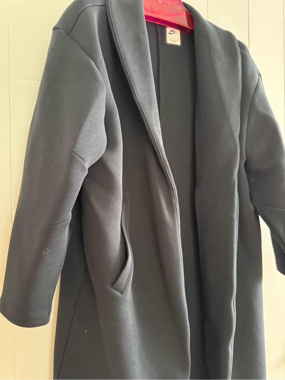 Nike Women’s Long Black Duster Jacket - Size M